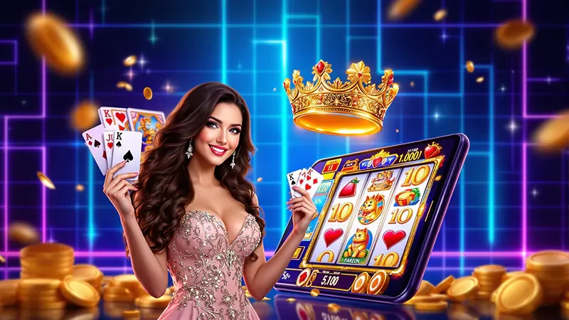 หน้าจอเกมสล็อตบนอุปกรณ์มือถือพร้อมตารางจ่าย